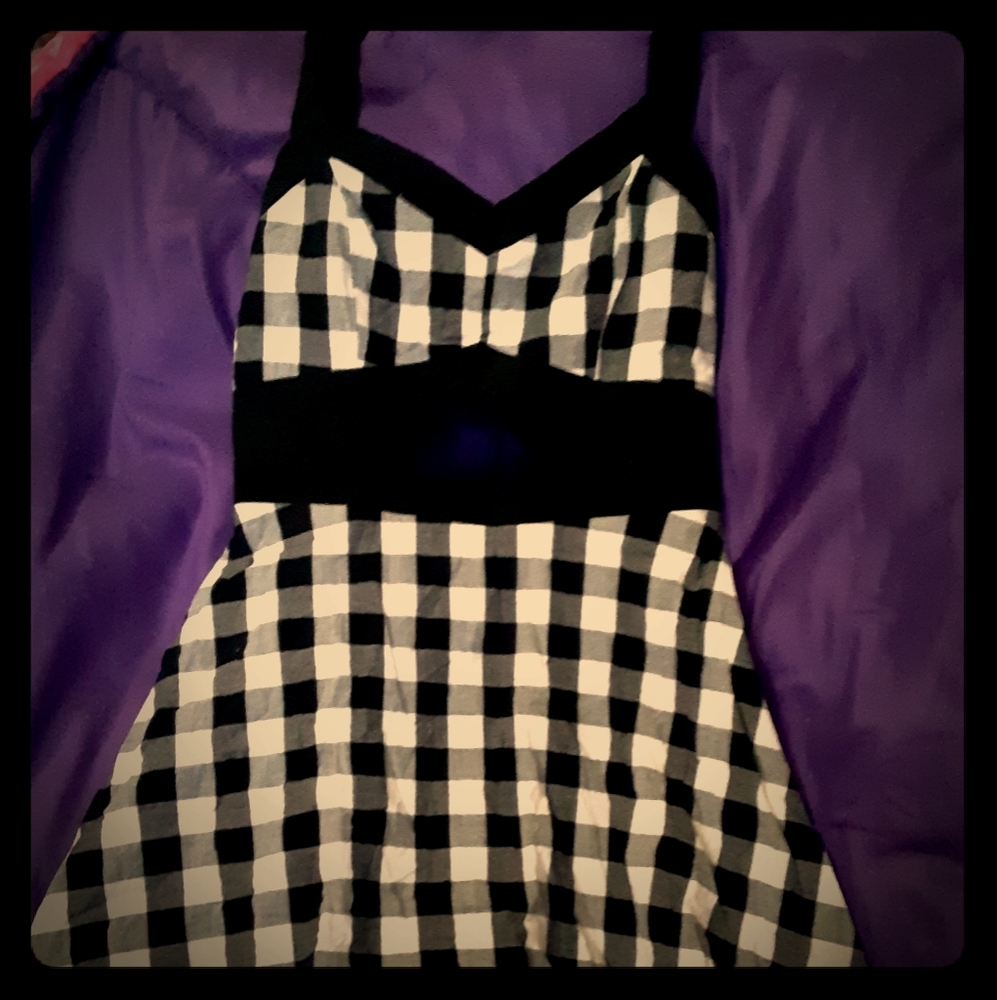 Medium Charlotte Russe Picnic Checker Dress